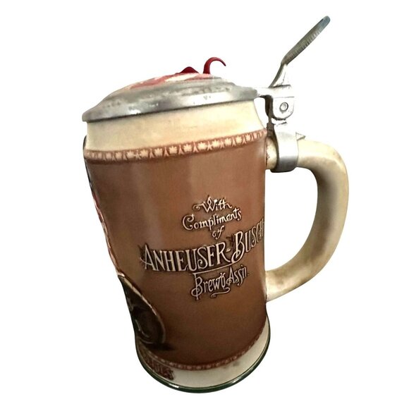 Budweiser Archive Series Beer Stein 1983 Colombian Exposition Ceramic New Box - Picture 6 of 12